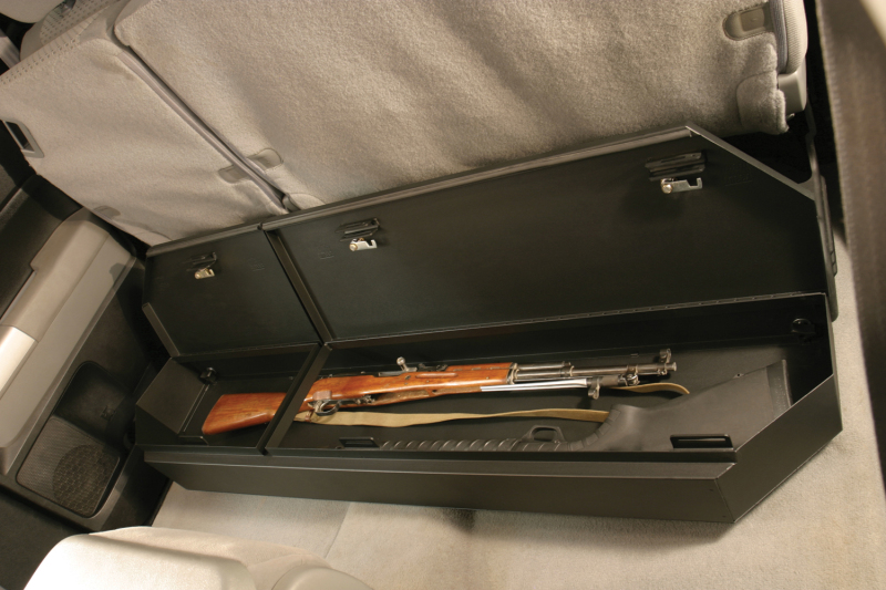 Toyota Tundra Underseat Lockbox - Rear - Tuffy Products - 3-Digit Combination Lock - Black - `07-`21